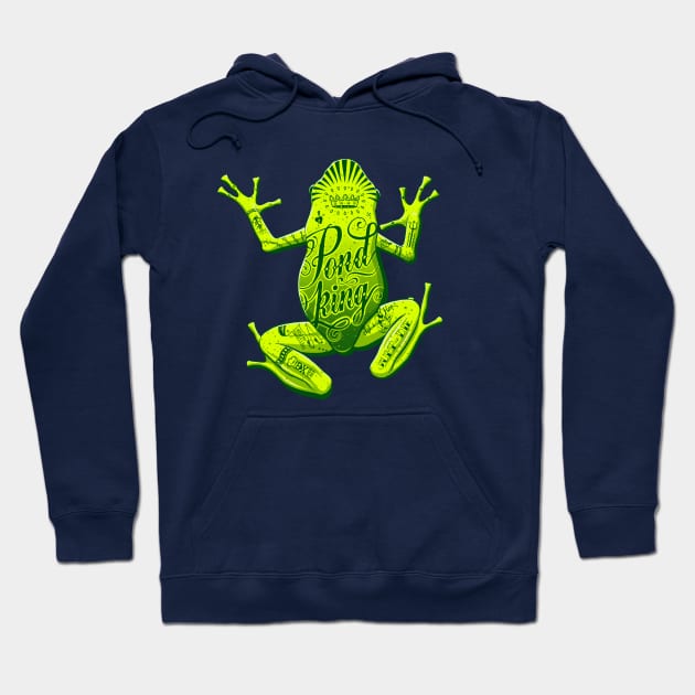 Pond King Hoodie by victorcalahan